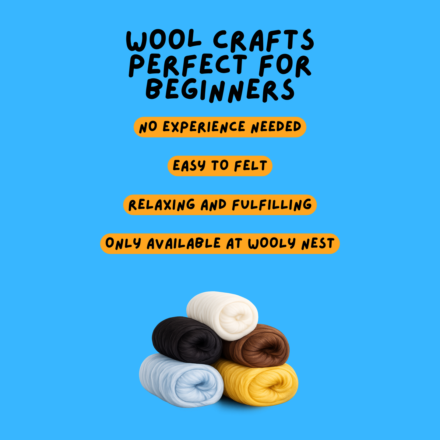 DIY Wool Felting Kit: Arctic Companions (Penguin and Ice Fisher)