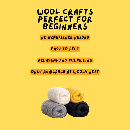 DIY Wool Felting Kit: Boardwalk Bandit (Seagull and Fries)