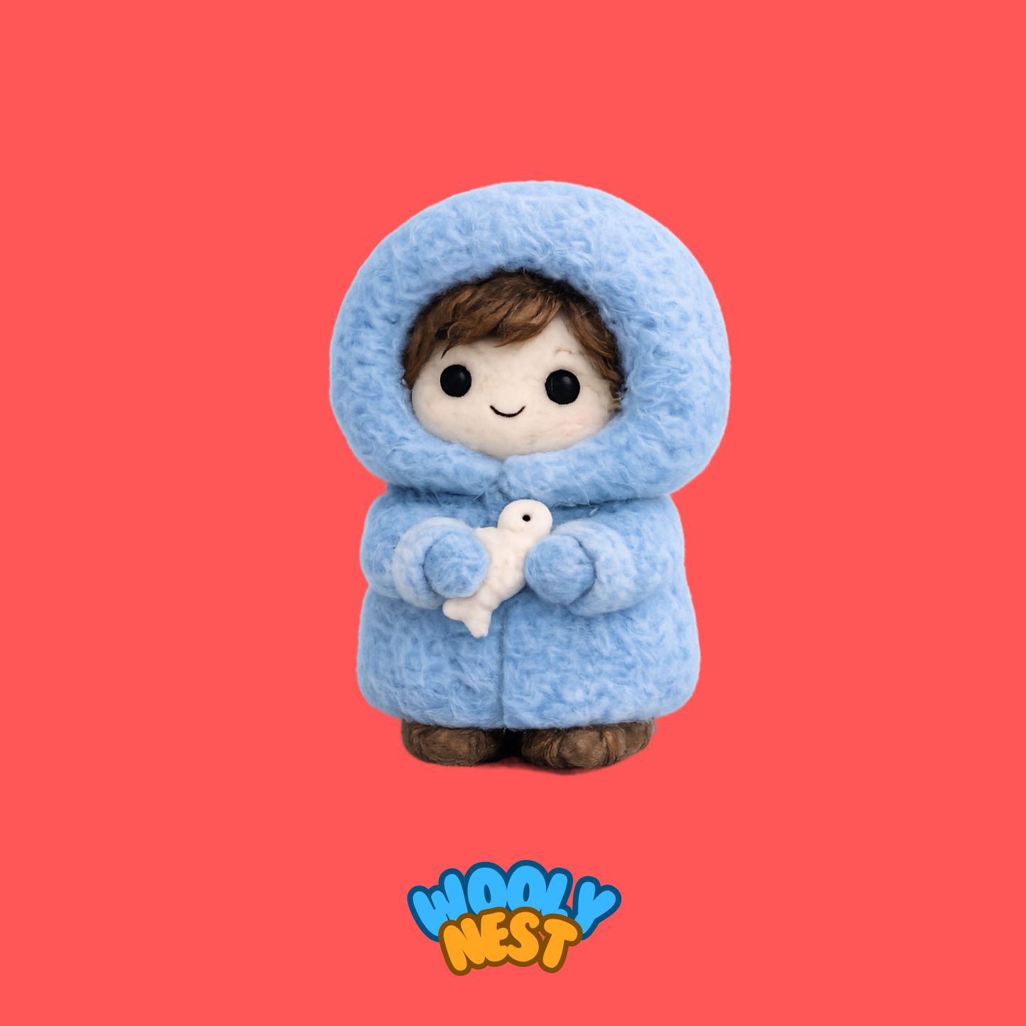 DIY Wool Felting Kit: Arctic Companions (Penguin and Ice Fisher)